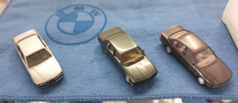 Miniatur M1:87 BMW 7er Tradition Set 3-teilig